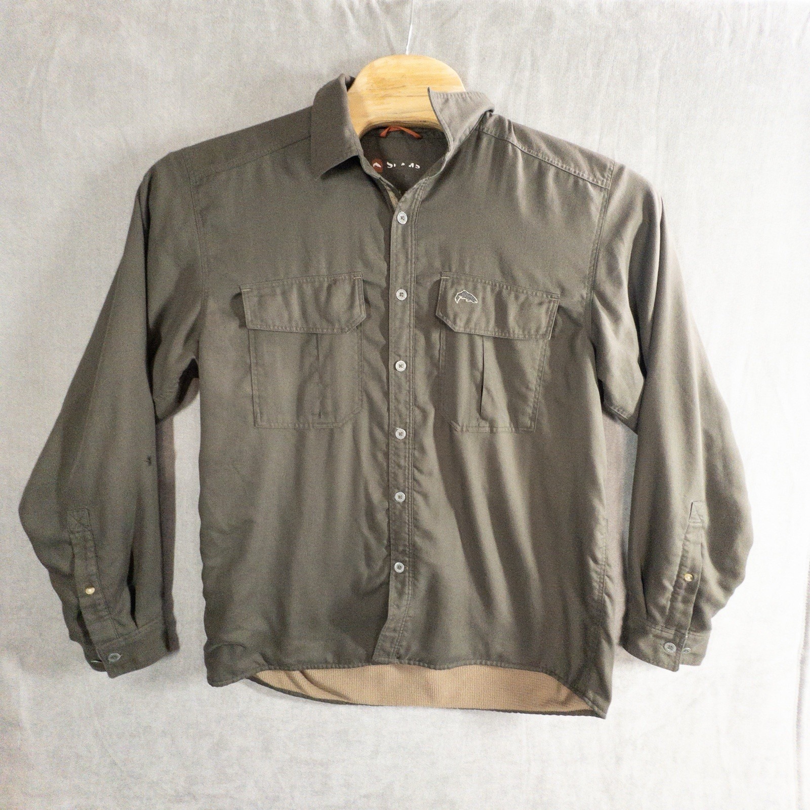 Simms Heavyweight Thermal Lined Shacket Chore Coat Mens Large Outdoors Gorpcore